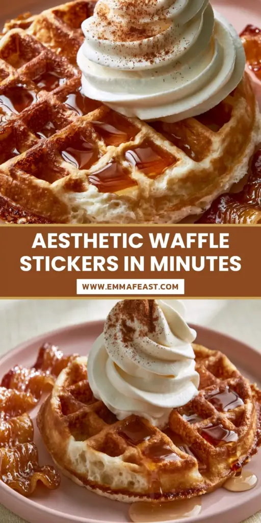 Kawaii Waffles Clipart: The Ultimate Aesthetic Belgian Waffle Recipe 4 A cute illustration of a Belgian waffle with a smiley face and syrup droplets. (kawaii waffles clipart)