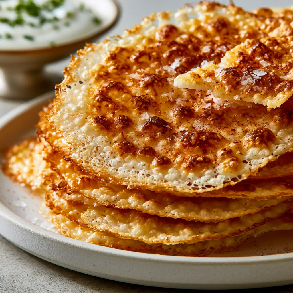 Cottage Cheese Crackers: The Ultra-Crispy High-Protein Snack Secret 1 Shattered cottage cheese cracker showing a sharp, glassy snap texture on a matte plate. (cottage cheese crackers)