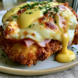 Extreme close-up showing the jagged golden-brown panko texture of the crispy malibu chicken.