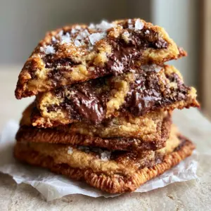 Detailed shot of a broken Bakery-style chocolate chip cookie showing the soft-baked center and steaming molten chocolate.